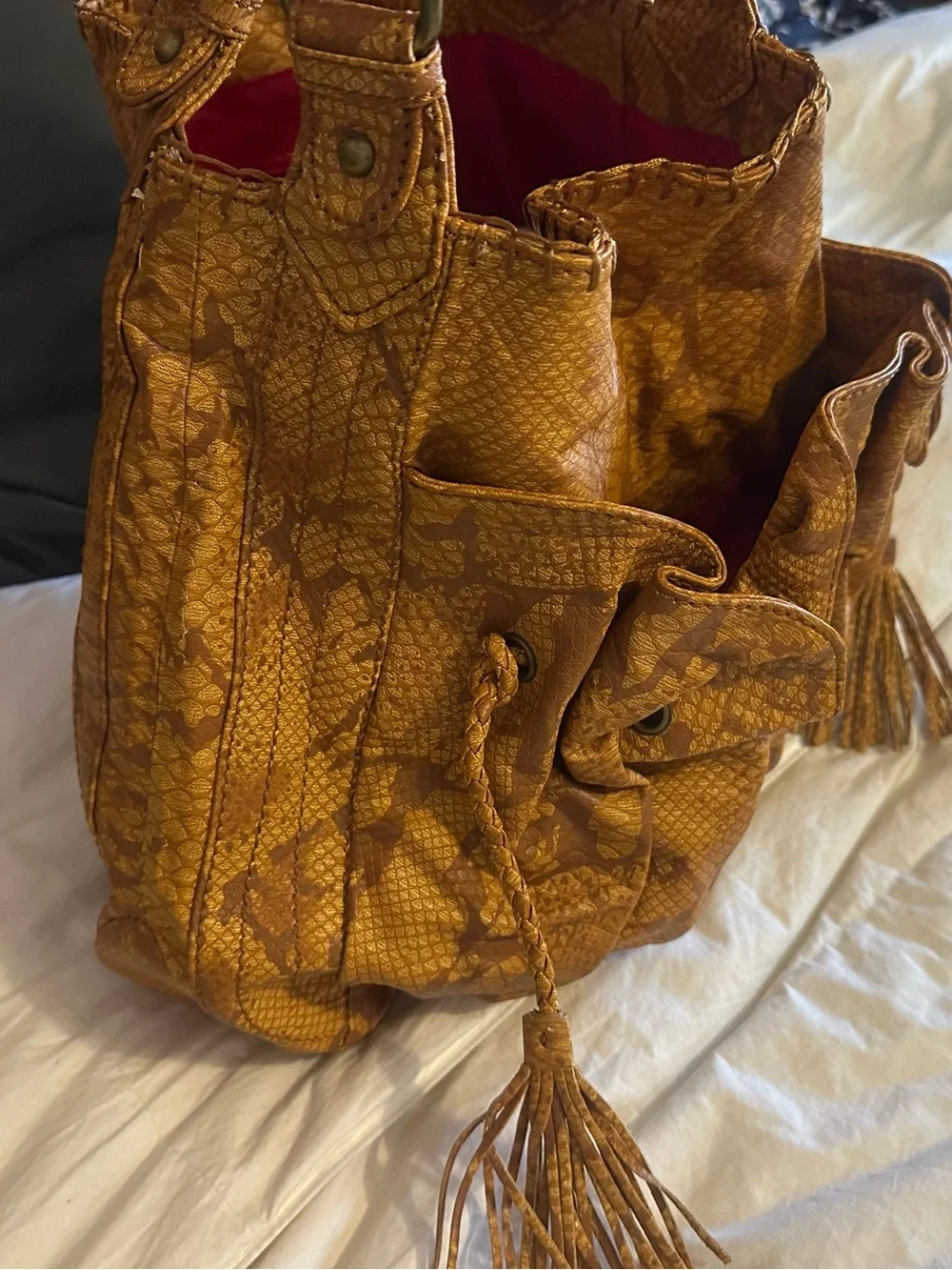 Vintage Bohemian hobo bag by Marc Ecko